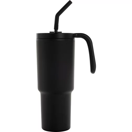 Graphic 360 Gobelet en acier recyclé certifié RCS. Acier, 900ml, noir, Image 2