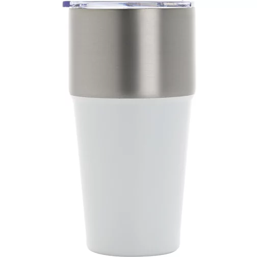Gobelet Fluid en acier recyclé certifié RCS, 500ml, blanc, Image 2