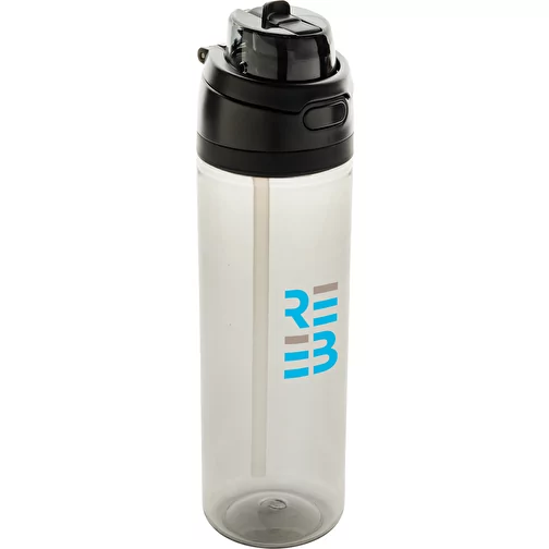 Bouteille d\'eau Omni Sip 800ml en RCS RPET, noir, Image 9