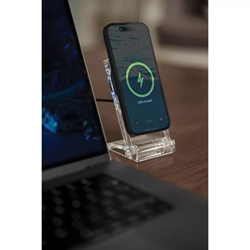 Socle de chargement magnétique sans fil Magcharge 15W, transparent, Image 18