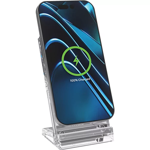 Socle de chargement magnétique sans fil Magcharge 15W, transparent, Image 5