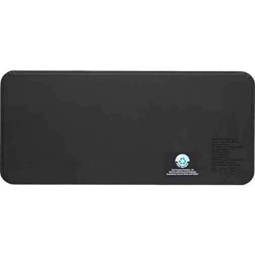 Swiss Peak 3-in-1- Wireless-Charging Desk-Tray en RCS rPU, noir, Image 5