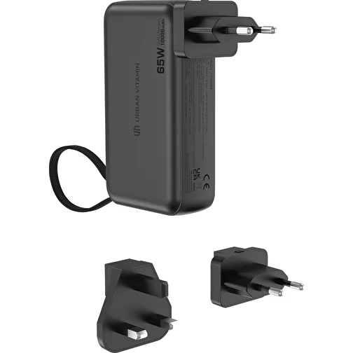 Urban Vitamin Eureka RCS chargeur hybride recyclé 65W, noir, Image 14
