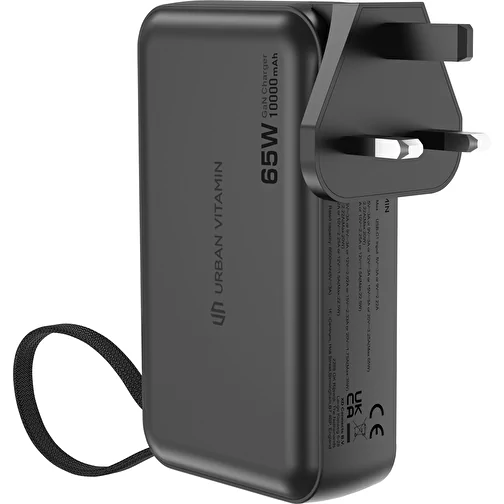 Urban Vitamin Eureka RCS chargeur hybride recyclé 65W, noir, Image 3