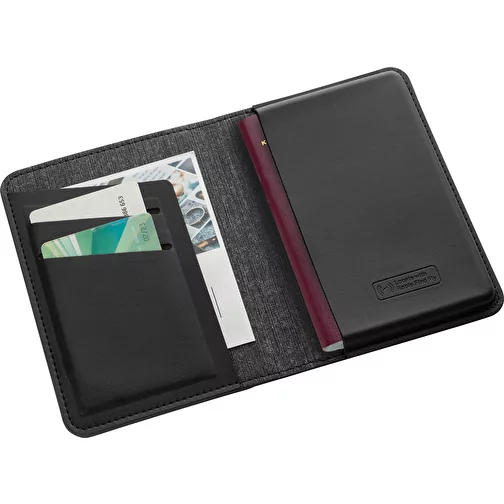 Trackmate RCS Sacoche de poche en polyester avec localisation mondiale, noir, Image 2