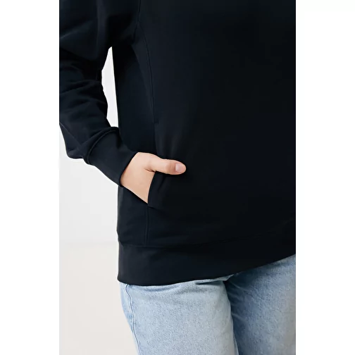 Iqoniq Yengo Hoodie avec poches latérales en rec. coton, noir, Image 12