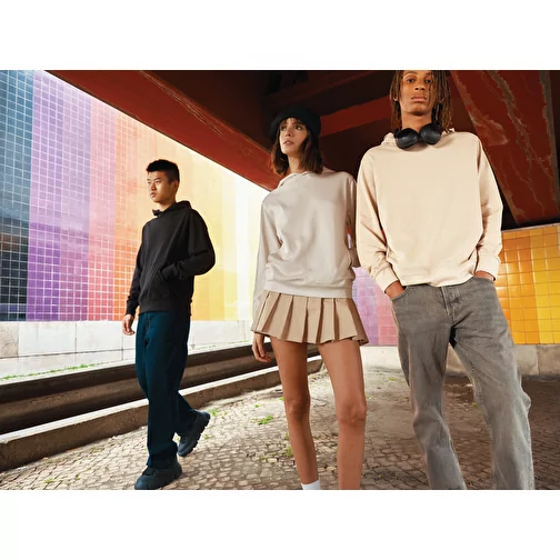 Iqoniq Yengo Hoodie avec poches latérales en rec. coton, noir, Image 19