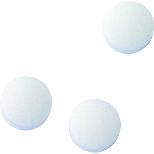 XS-Prägedose , weiß-glänzend, 5,00cm x 1,60cm (Länge x Breite), Bild 3