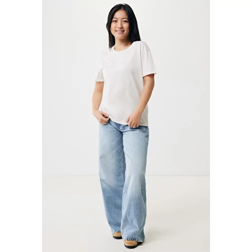 Iqoniq Yala T-shirt femme en coton recyclé, ivory white, Image 4