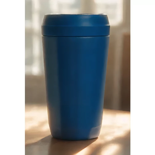Gobelet Topl en acier rec. avec couvercle 360 degrés 354ml, bleu marine, Image 6