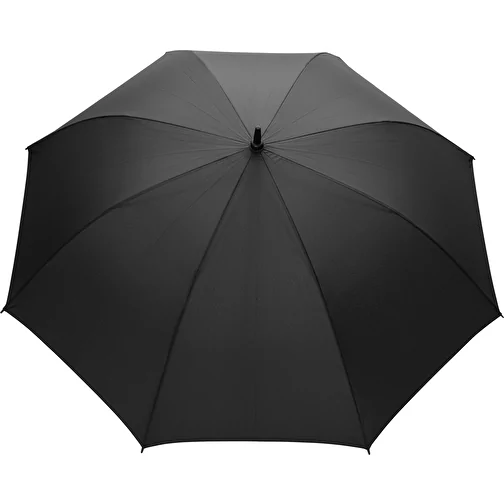 Tony AwareT RPET 30' Parapluie avec auto. Ouverture & poignée en acacia, noir, Image 2