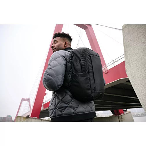 Swiss Peak AwareT Edin Sac à dos 100% RPET pour ordinateur portable 15,6', noir, Image 10