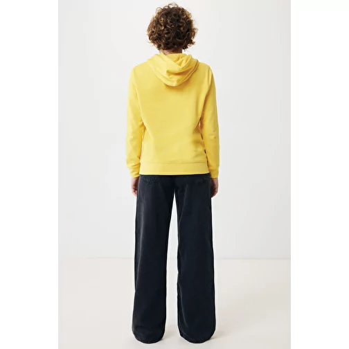 Sweat à capuche Iqoniq Rila Lightweight en coton recyclé, jaune, Image 9