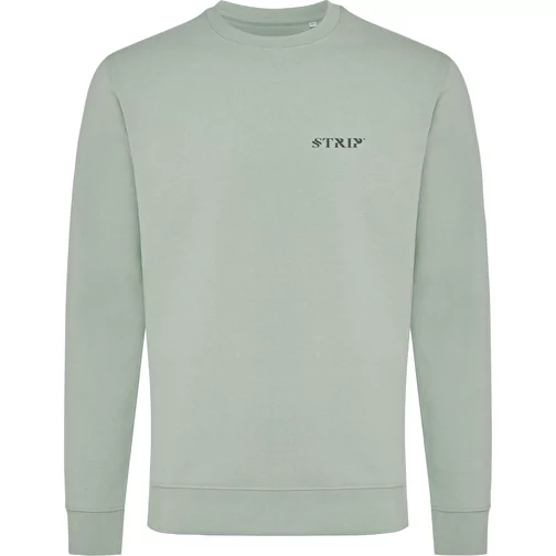 Sweat col rond Iqoniq Zion en coton recyclé, Iceberg green, Image 4