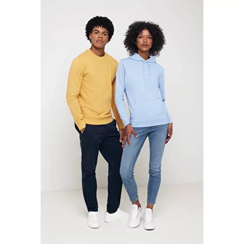 Sweat col rond Iqoniq Zion en coton recyclé, ochre yellow, Image 11