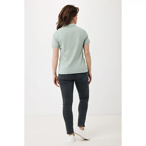 Polo piqué Iqoniq Yosemite en coton recyclé, Iceberg green, Image 7