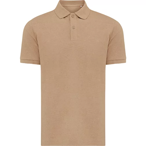 Polo piqué Iqoniq Yosemite en coton recyclé, heather brown, Image 1