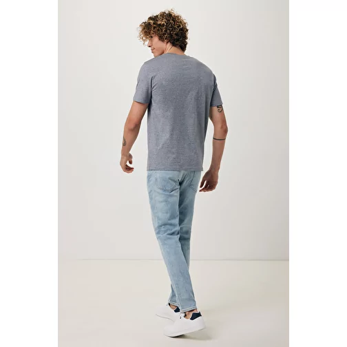 Iqoniq Brett T-shirt en coton recyclé, light heather navy, Image 5