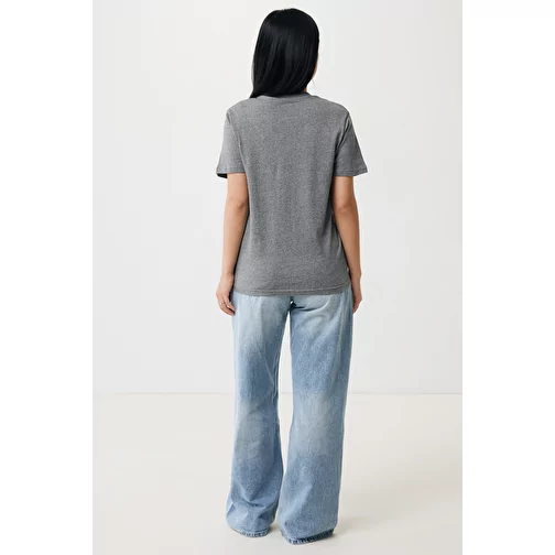 Iqoniq Brett T-shirt en coton recyclé, non teint anthracite clair, Image 10