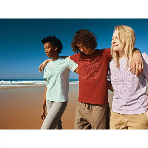 Iqoniq Brett T-shirt en coton recyclé, lavande, Image 19