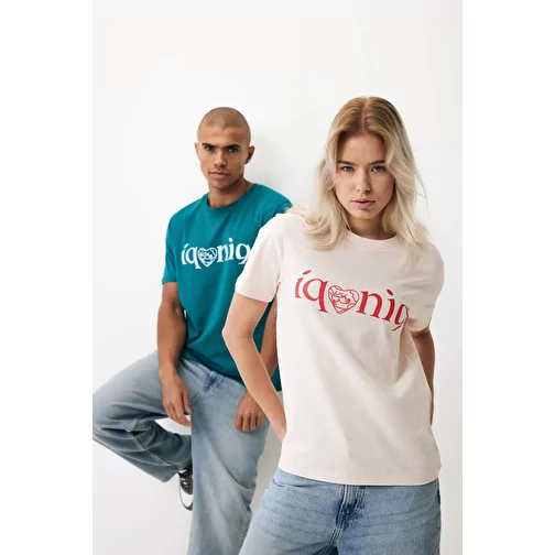 Iqoniq Brett T-shirt en coton recyclé, verdigris, Image 4