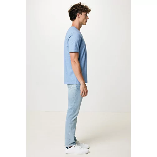 Iqoniq Sierra Lightweight T-shirt en coton recyclé, light heather blue, Image 9