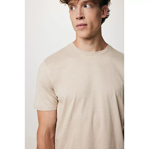 Iqoniq Sierra Lightweight T-shirt en coton recyclé, light heather brown, Image 13