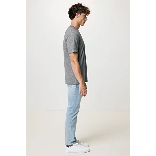 T-shirt Iqoniq Sierra Lightweight en coton recyclé, non teint anthracite clair, Image 10