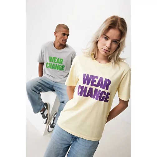 T-shirt Iqoniq Sierra Lightweight en coton recyclé, gris clair non teint, Image 5
