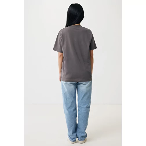Iqoniq Kakadu relaxed T-shirt en coton recyclé, anthracite, Image 8