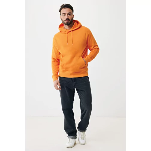 Sweat à capuche Iqoniq Rila Lightweight en coton recyclé, orange, Image 12