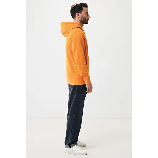 Sweat à capuche Iqoniq Rila Lightweight en coton recyclé, orange, Image 14