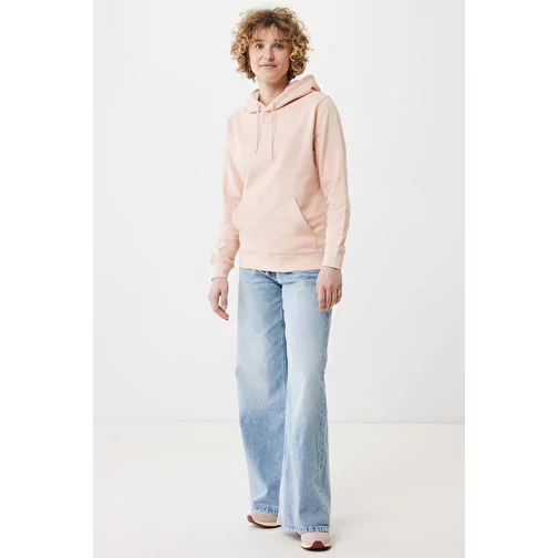 Sweat à capuche Iqoniq Rila Lightweight en coton recyclé, peach nectar, Image 11