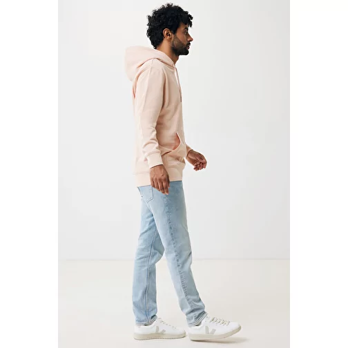 Sweat à capuche Iqoniq Rila Lightweight en coton recyclé, peach nectar, Image 6