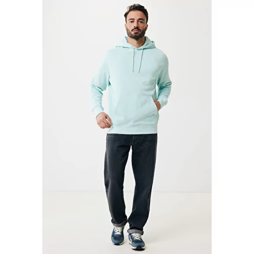 Sweat à capuche Iqoniq Rila Lightweight en coton recyclé, crushed mint, Image 12