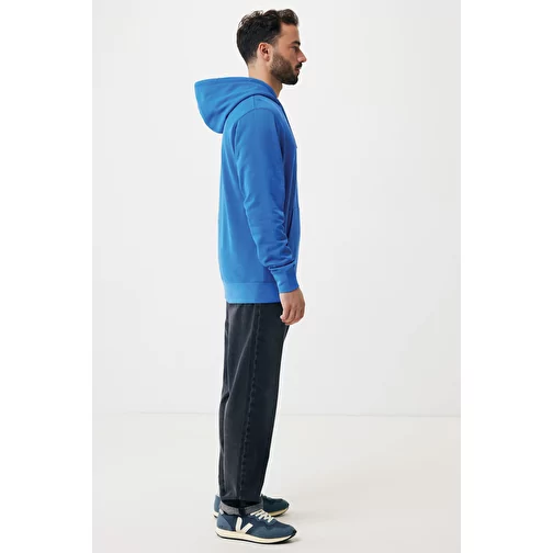 Sweat à capuche Iqoniq Rila Lightweight en coton recyclé, bleu roi, Image 13