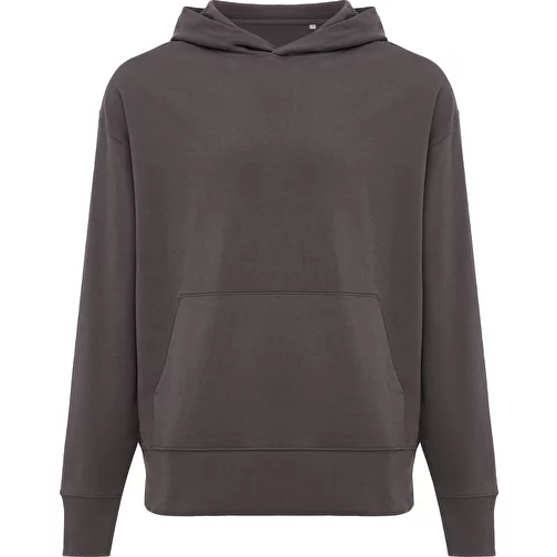 Iqoniq Yoho Hoodie Relax en coton recyclé, anthracite, Image 1