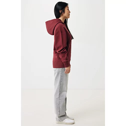Sweat-shirt Iqoniq Yoho Relax en coton recyclé, bordeaux, Image 7