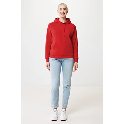 Sweat à capuche Iqoniq Jasper en coton recyclé, rouge, Image 6