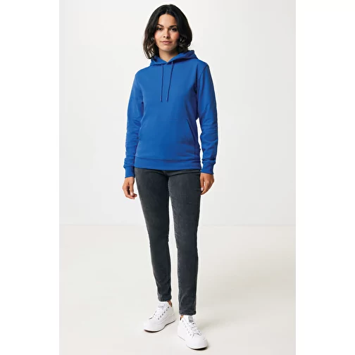 Sweat à capuche Iqoniq Jasper en coton recyclé, bleu roi, Image 5