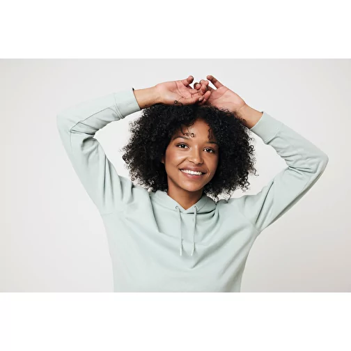 Sweat à capuche Iqoniq Jasper en coton recyclé, Iceberg green, Image 14