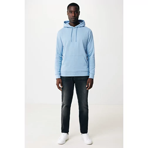 Sweat à capuche Iqoniq Jasper en coton recyclé, sky blue, Image 7