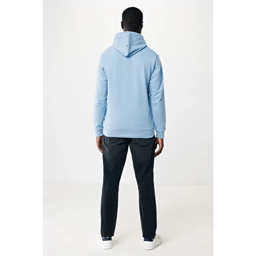 Sweat à capuche Iqoniq Jasper en coton recyclé, sky blue, Image 8
