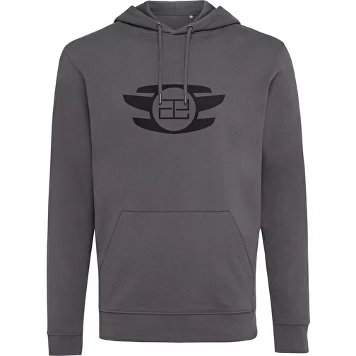 Sweat à capuche Iqoniq Jasper en coton recyclé, anthracite, Image 4