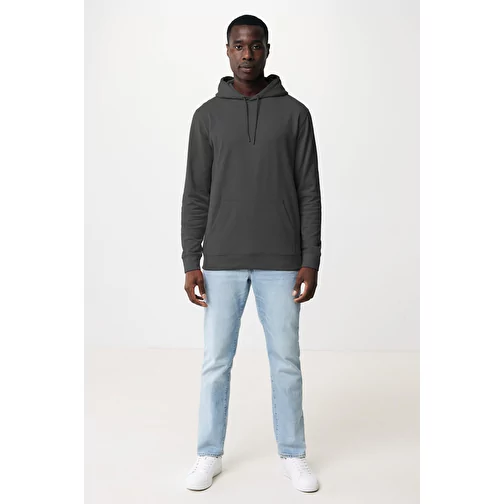Sweat à capuche Iqoniq Jasper en coton recyclé, anthracite, Image 7