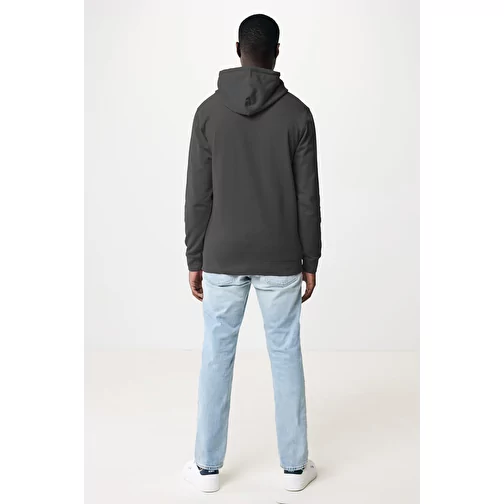 Sweat à capuche Iqoniq Jasper en coton recyclé, anthracite, Image 8