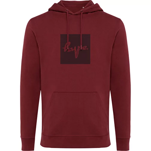 Sweat à capuche Iqoniq Jasper en coton recyclé, bordeaux, Image 4