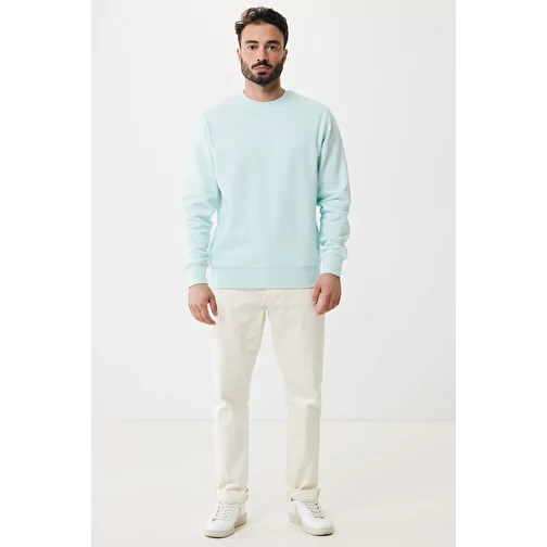 Iqoniq Etosha Lightweight Sweater en coton recyclé, crushed mint, Image 12