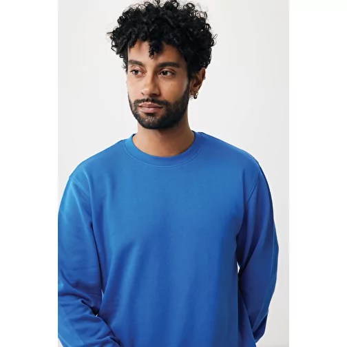 Iqoniq Etosha Lightweight Sweater en coton recyclé, bleu roi, Image 8