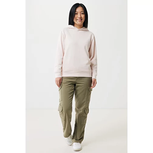 Iqoniq Yengo Hoodie avec poches latérales en rec. coton, cloud pink, Image 7